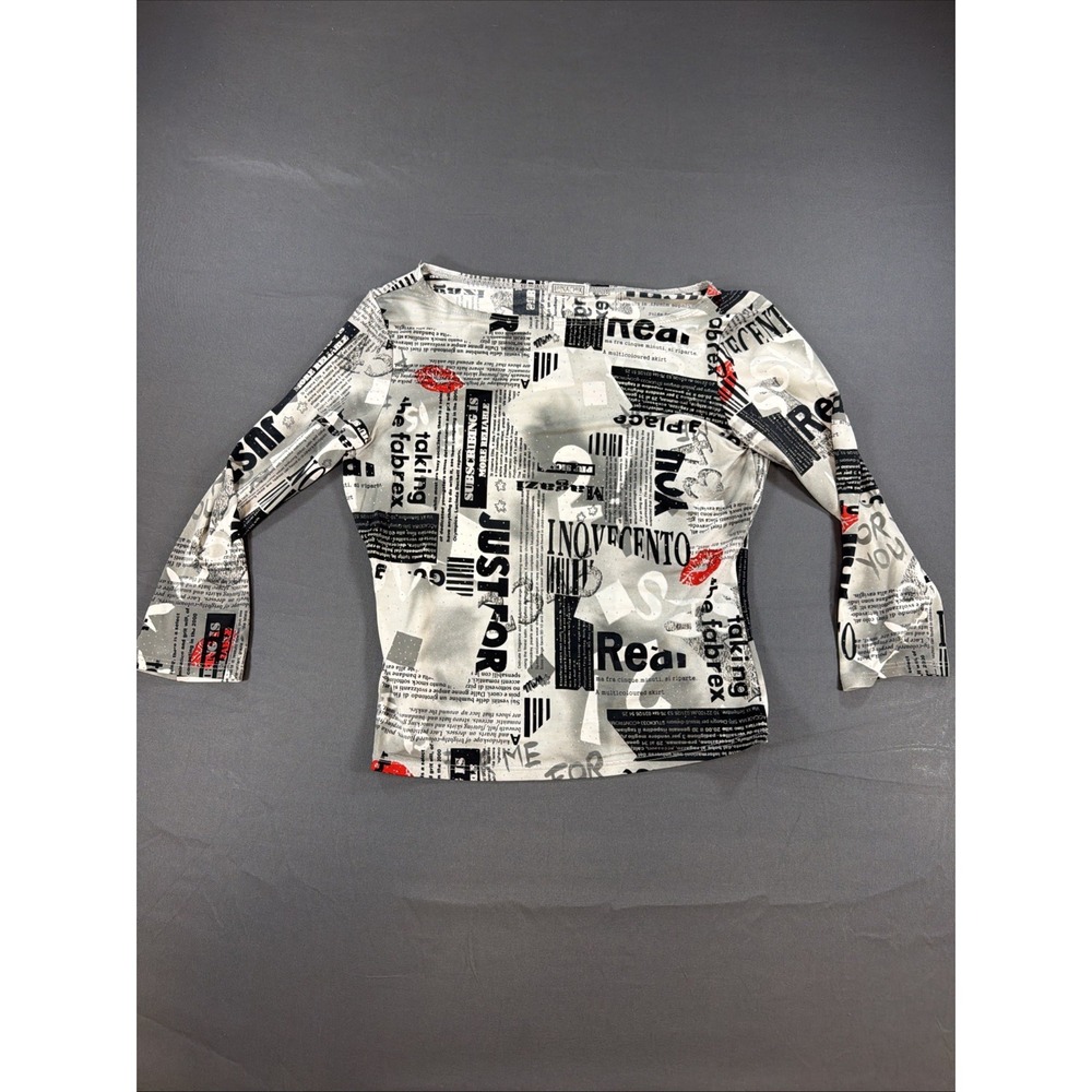 Lunachix T Shirt Grafic Writing All Over Medium